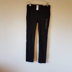 Abercrombie and Fitch Women's 8 Long 29W Stretch Skinny Low Rise Black Pants